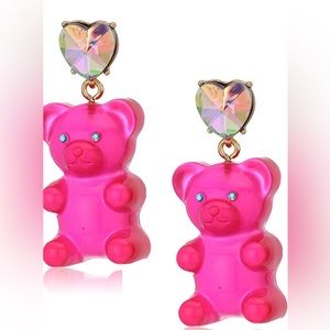Betsey Johnson Gunny Bear Earrings